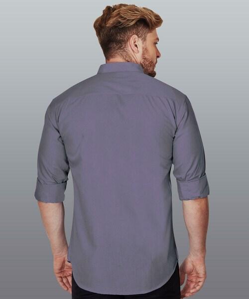 Light Blue/Striped Loose Fit Poplin shirt